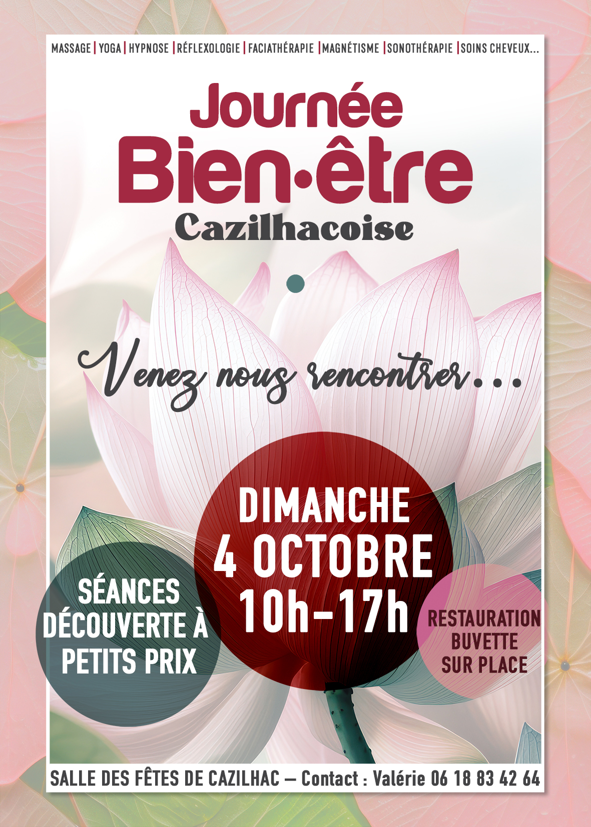 JOURNÉE BIEN-ÊTRE CAZILHACOISE