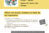 Atelier Ecouter et s’exprimer – Affiner son écoute, améliorer sa clarté