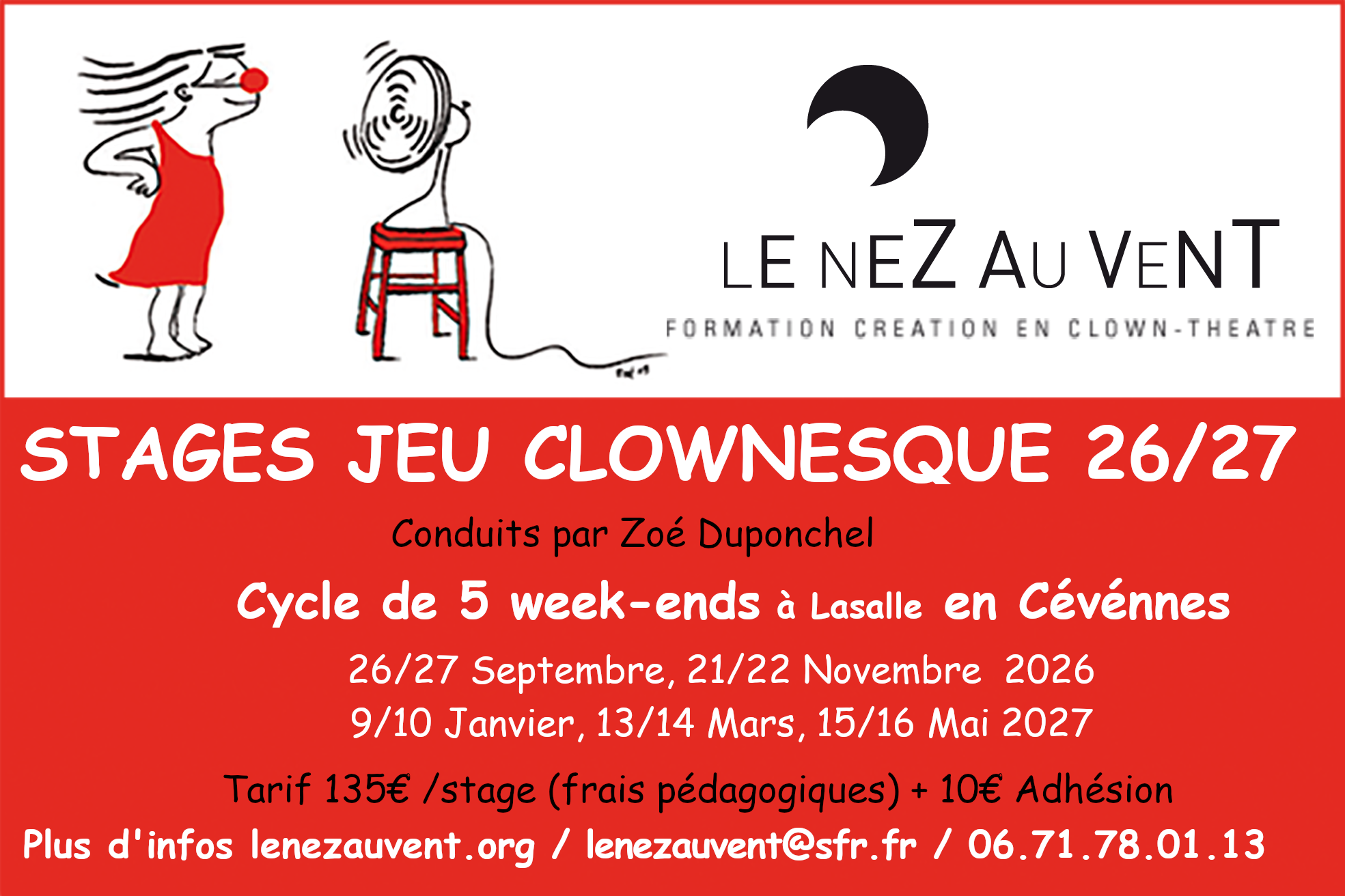 Stages Jeu Clownesque